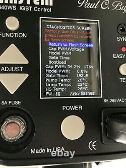Paul C. Buff Einstein E640 Strobe - Less than 7400 Flash Count + Transceiver