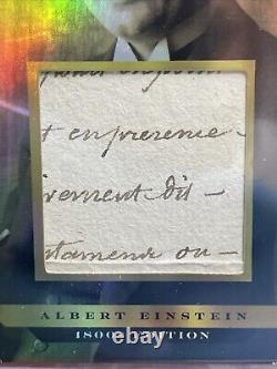 Pieces Of The Past 2024 Albert Einstein Jumbo Written Relic