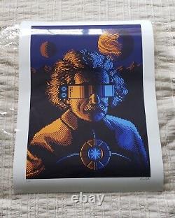 Pixel Hall Of Fame x Rally Rd Einstein Poster 2/5 Signed By Artist