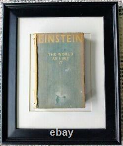 RARE Albert Einstein signed autographed Book 1935 Edition The World As I See It