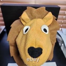 RARE HTF Official 2005 Kids II Baby Einstein Lion Puppet Hebrew University