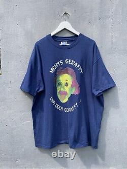 RARE? Vintage 90s ALBERT EINSTEIN Graphic T Shirt Single Stitch
