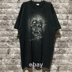 Rare Albert Einstein T-Shirt Made In Usa No. Mv1157