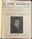 Rare! La Terre Retrouvee, Magazine 1929, Albert Einstein, Jewish National Fund