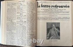 Rare! La Terre Retrouvee, Magazine 1929, Albert Einstein, Jewish National Fund