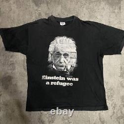 Rare Made In USA Beauty 80S Vintage Einstein T-Shirt M Relativity Great Musici