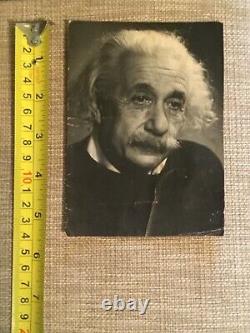 Rare Original Albert Einstein Photograph Nobel Prize 4 x 5.5 inches Princeton