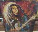 Stephen Fishwick The Soldier Bob Marley Large Giclee Art On Canvas 39 X 40