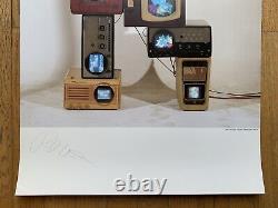 Signed NAM JUNE PAIK limited EDITION print HANDSIGNED autograph HOMMAGE EINSTEIN