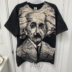 Single Stitch Vintage Albert Einstein T Shirt Size XL