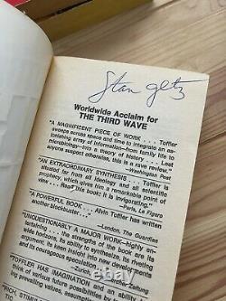 Stan Getz Personal Paperback Books All Signed Autograph Bookplate Einstein WOW