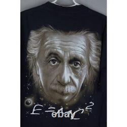 Super Rare Einstein Art Vintage 80 T-Shirt Single Stitch Us