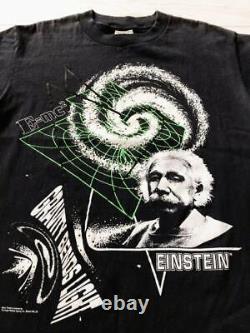 Super Rare USA 90S Vintage Einstein T-Shirt Men S L