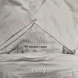 Super rare 90s Math Hurts Vintage T shirt Overall Pattern Escher Einstein Gre