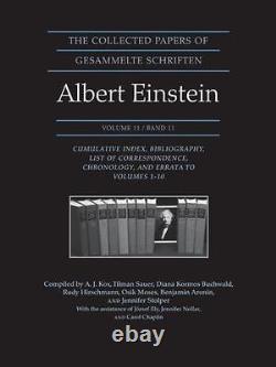The Collected Papers of Albert Einstein, Volume 11 Cumulative Index, Bibliogra