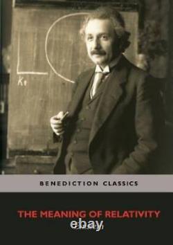 The Meaning of Relativity Paperback By Einstein, Albert GOOD