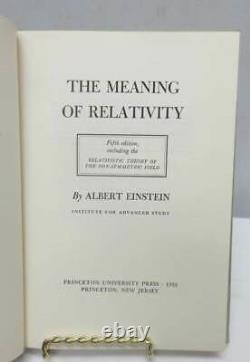 Theory of Relativity 5th ed. By Einstein, A