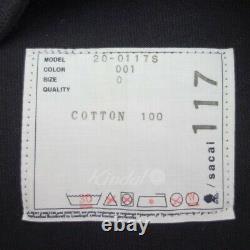 Used sacai 20AW Einstein tee Einstein print T shirt black size 0 060422