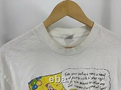VTG Einstein E=MC2 Dance Floor Single Stitch Short Sleeve T-Shirt Size L USA