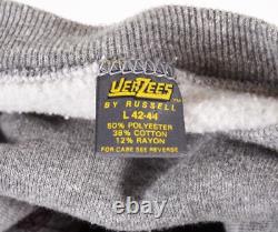 VTG Russell Jerzeez Albert Einstein Try-Blend Rayon Sweatshirt Mens Large USA