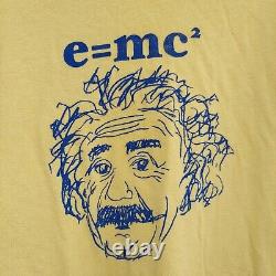 Vintage 70s/80s Albert Einstein E=Mc2 Abercrombie & Fitch Ringer T shirt RARE