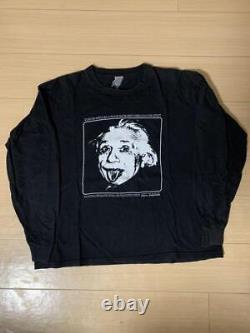 Vintage 90 Einstein T-Shirt Long Men M Size