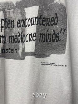 Vintage 90's Rare Albert Einstein Graphic Shirt Size Xl Andazia Tag
