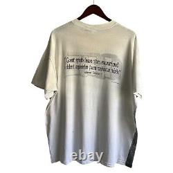 Vintage 90s Andazia Albert Einstein Beverly Hills All Over Print Shirt