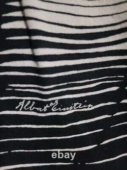 Vintage Albert Einstein All Over Print AOP T-Shirt 90s Size XL Single Stitch
