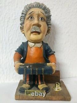 Vintage Albert Einstein Statue Physicist Scientist German Rare Book Fiberglass