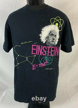 Vintage Albert Einstein T Shirt 1992 Single Stitch Promo Tee Men's XL 90s USA