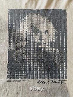 Vintage Albert Einstein reality is merely an illusion Signed tee Size xl