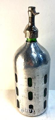 Vtg. A. EINSTEIN engraved green spritzer bottle lab bottle Award