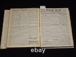 1929 Janvier-juin Bulletins quotidiens juifs Volume relié Einstein Kd 6000b