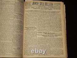 1929 Janvier-juin Bulletins quotidiens juifs Volume relié Einstein Kd 6000b