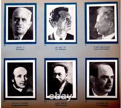 1930 Album de cartes de cigarettes juives Herzl EINSTEIN Judaica JABOTINSKY Heifetz JEWS