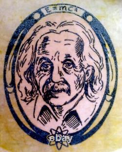 1950 Hébreu Albert Einstein Card Jeux Scientifiques Juifs Judaica Box Israël Freud