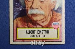 1952 Topps Look'n See #20 Albert Einstein en bon état VG/Ex