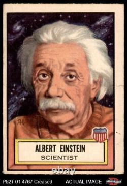 1952 Topps Look'n Voir #20 Albert Einstein Stort-print 3 Vg P52t 01 4767