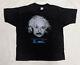 1990 Albert Einstein Xl T-shirt Noir Vtg Point Unique E=mc2 Science Physique