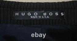 44r Hugo Boss Einstein Blazer Hommes 44 Black Pinstripe Barneys New York