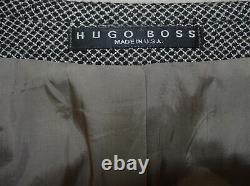 46l Hugo Boss Einstein Blazer Hommes 46 Brown Nailhead Sport Coat Valise