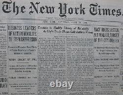 6-1931 13 Juin Capone Accusé. Einstein Relativité. L'earhart. Mt Kemet Escalade