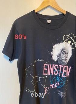 80s Einstein Einstein T Chemise Vintage Vintage Vêtements D'occasion Fabriqués Aux États-unis
