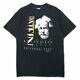 90 S 90s Einstein Photo Imprimer T-shirt Andazia Body Made In Usa U. S. Made Rare