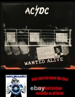 Ac/dc Wanted Alive Gold Vinyl (2002) Très Rare