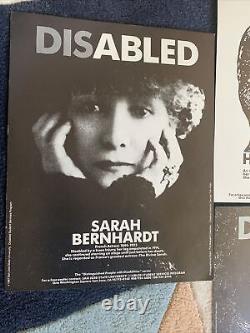 Affiche Des Personnes Handicapées Distinguées Personnes Handicapées Série Vtg 1987 Einstein