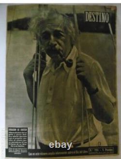 Albert Einstein 1955 Magazine Rare