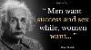 Albert Einstein Citations À Propos Des Femmes Succès Et Vie Citations Aphorismes Pensées Sages