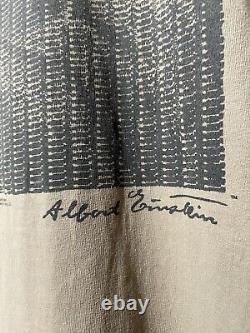 'Albert Einstein vintage : la réalité n'est qu'une illusion - T-shirt signé, taille XL'